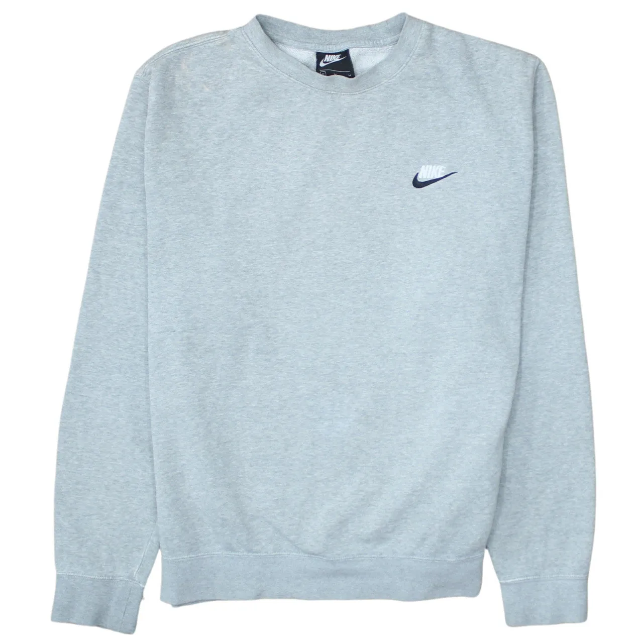 Nike 90's Swoosh Crew Neck Sweatshirt Medium Grey sold by Vintage Club