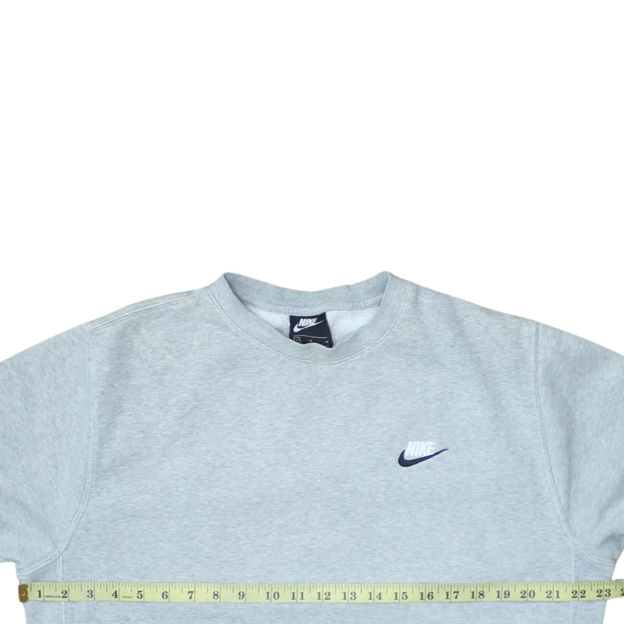 Nike 90's Swoosh Crew Neck Sweatshirt Medium Grey sold by Vintage Club product image thumbnail 5