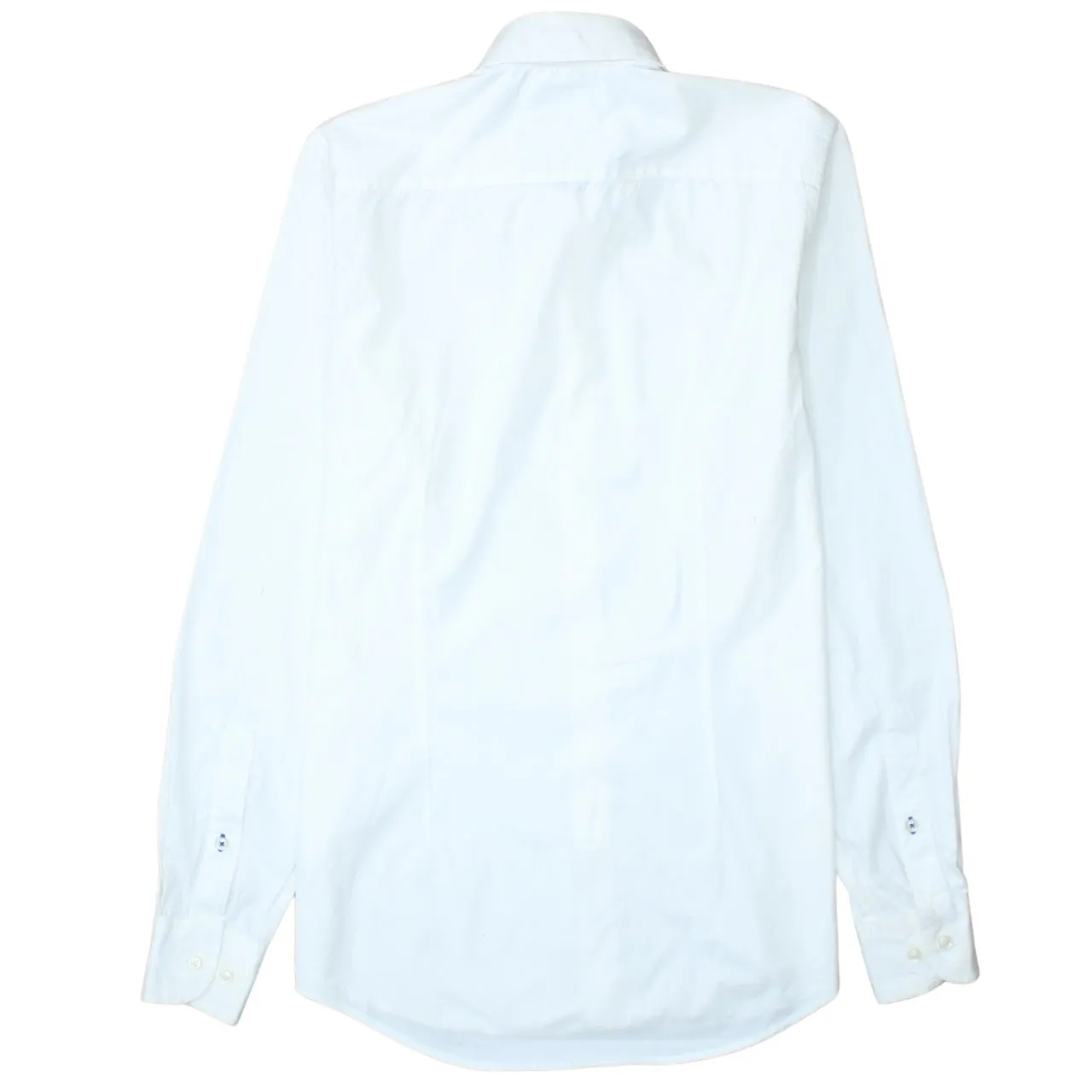 Tommy Hilfiger 90's Long Sleeve Button Up Shirt Small Beige Cream sold by Vintage Club product image thumbnail 2