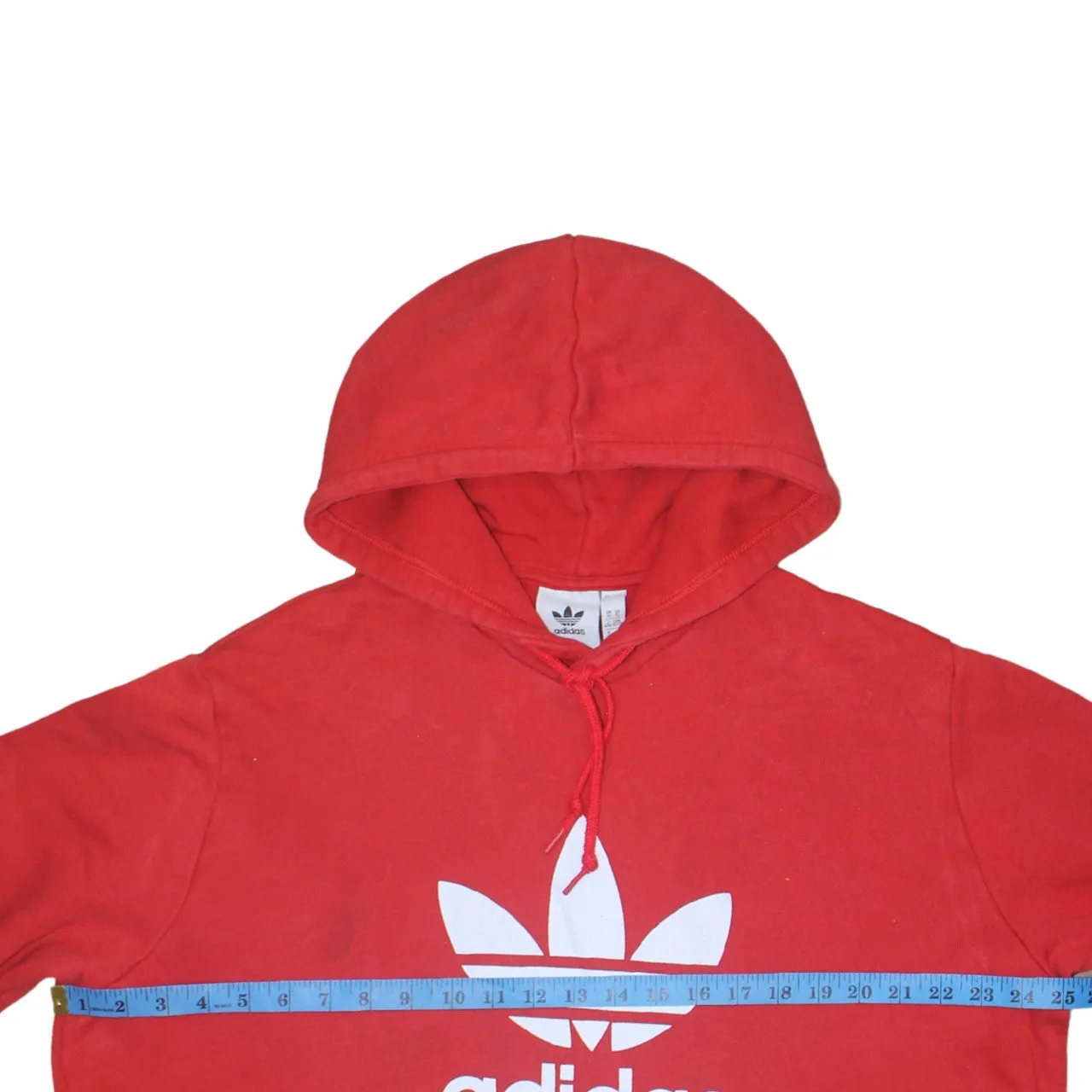 Adidas 90's Spellout Pullover Hoodie XLarge Red sold by Vintage Club product image thumbnail 5