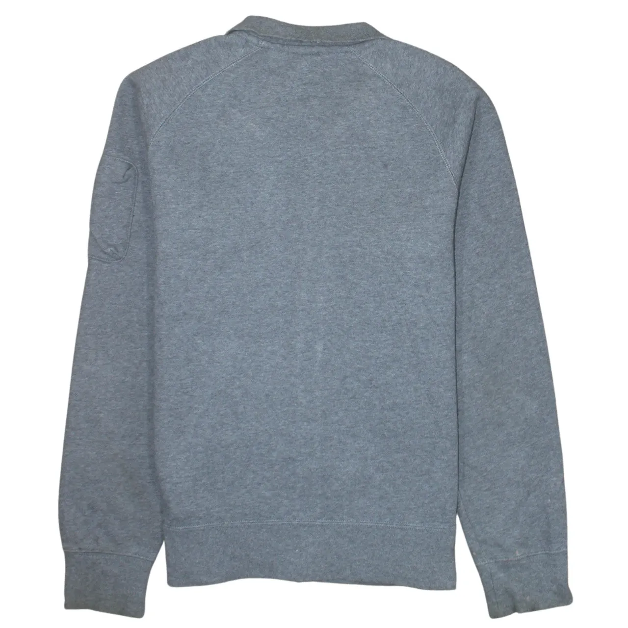 Nike 90's Swoosh Full Zip Up Sweatshirt Medium Grey sold by Vintage Club product image thumbnail 2