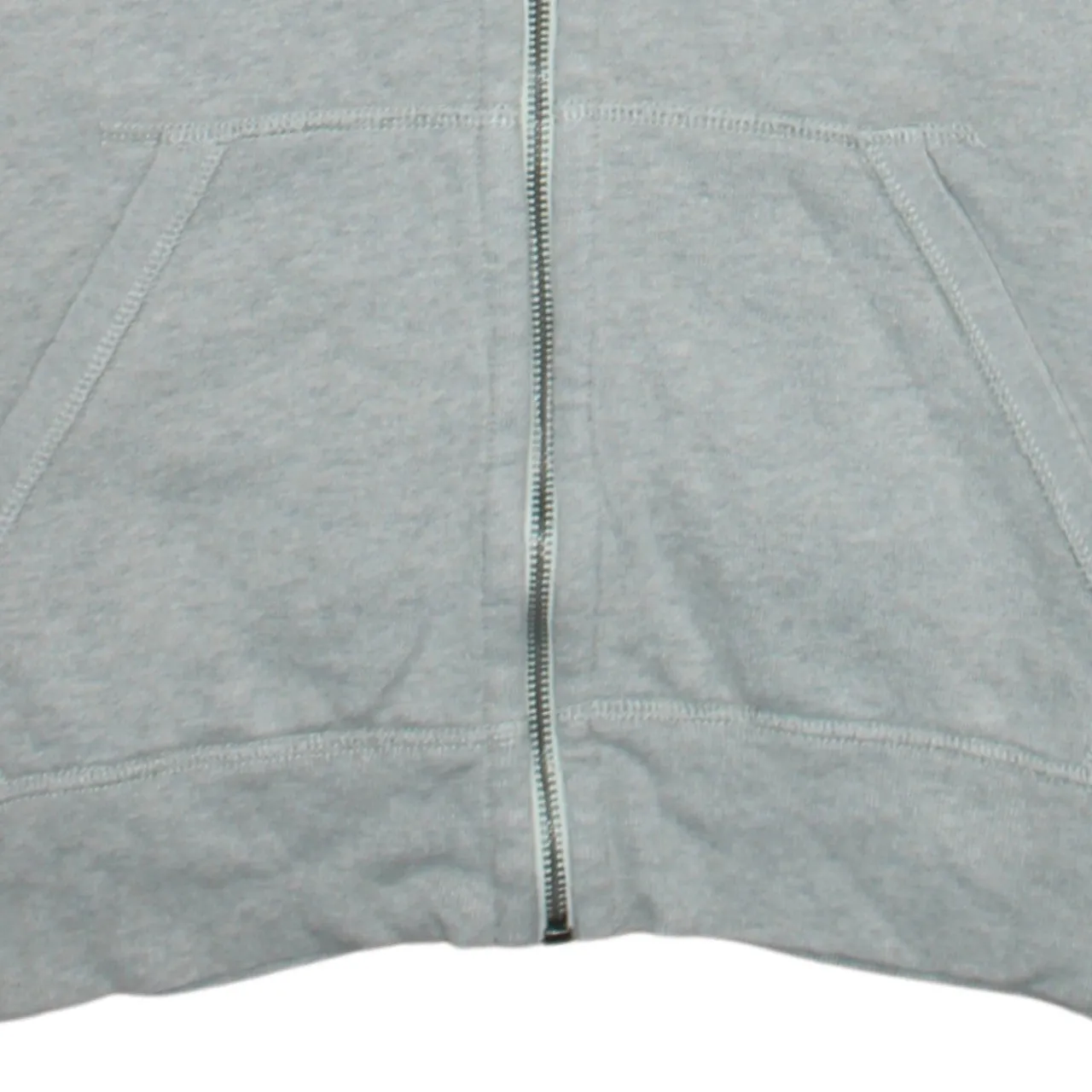 Polo Ralph Lauren Grey Zip Hoodie Women's Large Embroidered Pony Logo Split Pockets Sweatshirt sold by Vintage Club product image thumbnail 4