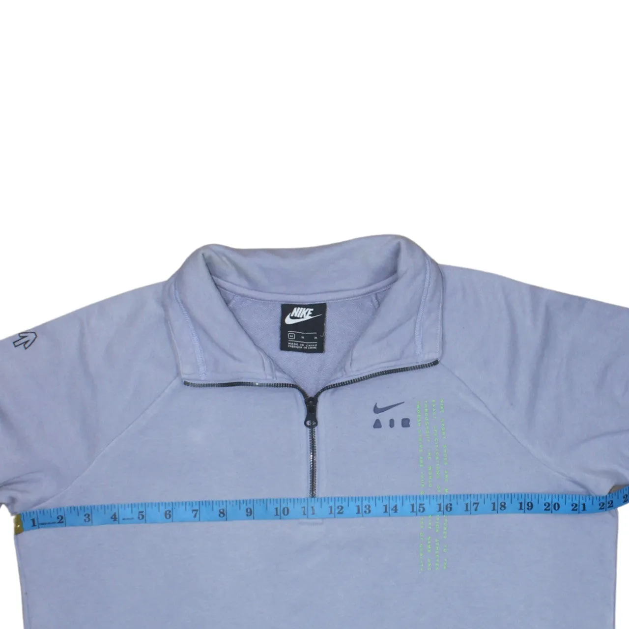 Nike Light Purple Quarter Zip Sweatshirt Men's Medium Printed Sleeve Graphic Pullover sold by Vintage Club product image thumbnail 5