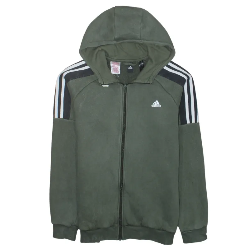 Adidas 90's Lightweight Full Zip Up Hoodie XLarge Green sold by Vintage Club