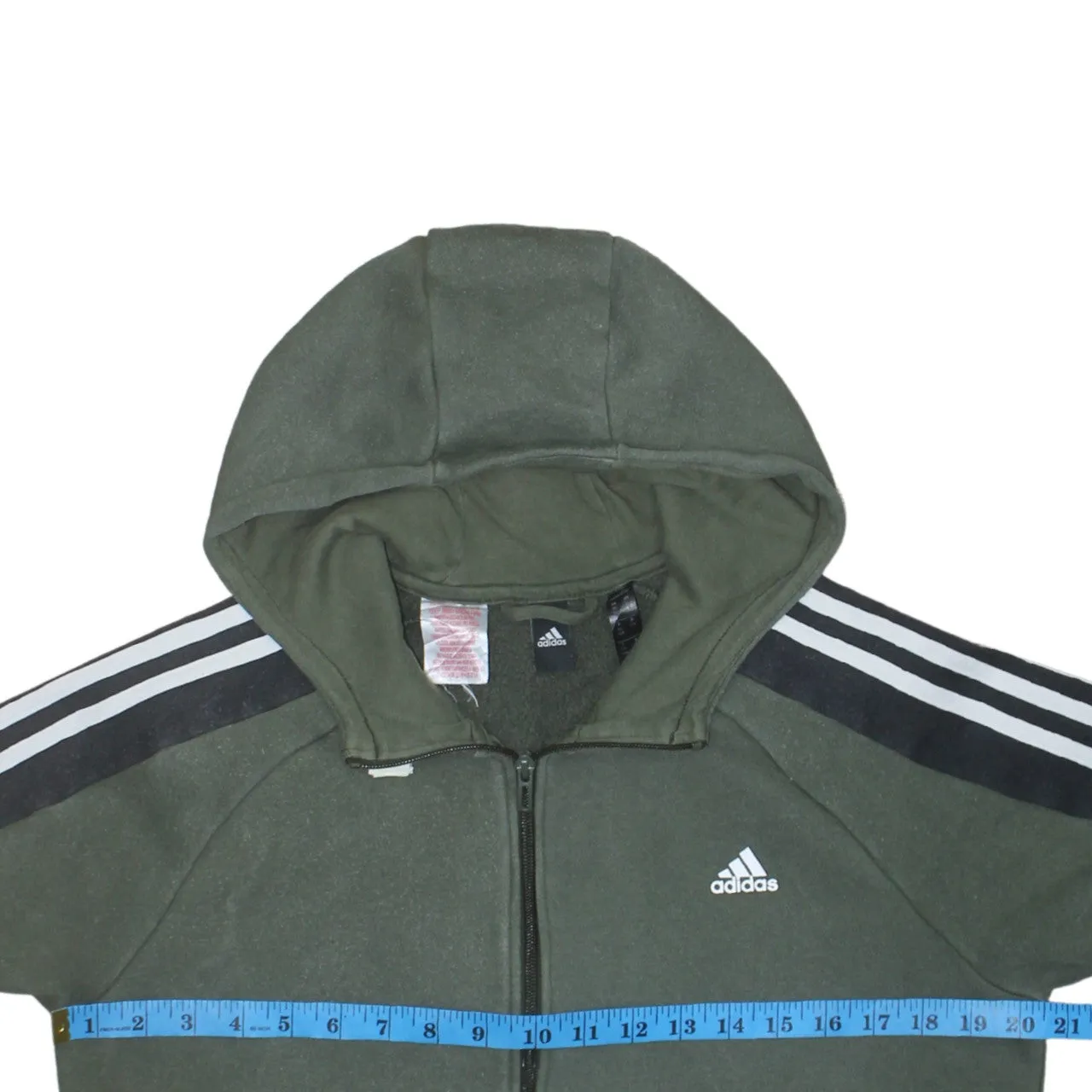Adidas 90's Lightweight Full Zip Up Hoodie XLarge Green sold by Vintage Club product image thumbnail 5