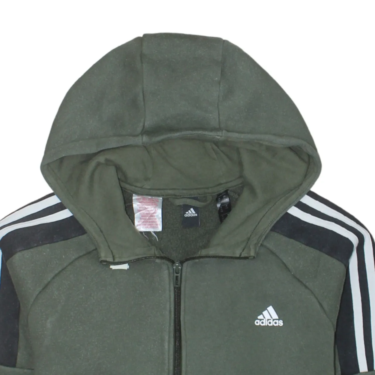 Adidas 90's Lightweight Full Zip Up Hoodie XLarge Green sold by Vintage Club product image thumbnail 3