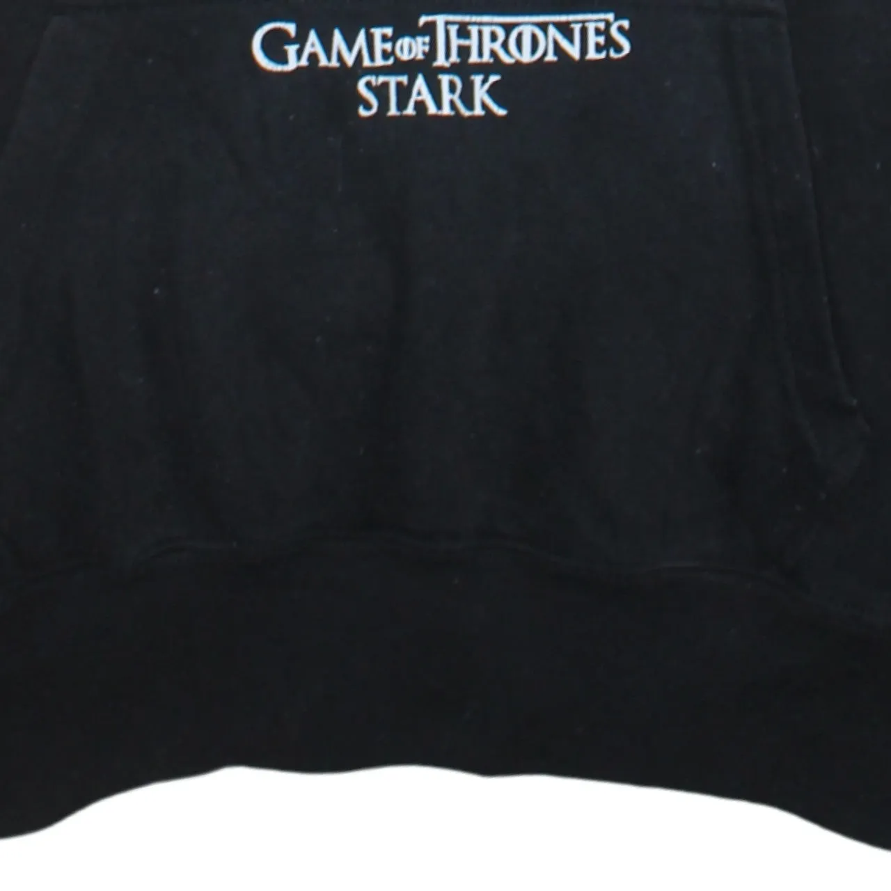 Retro 90's Drawstring Pockets Pullover Hoodie XSmall Black sold by Vintage Club product image thumbnail 4