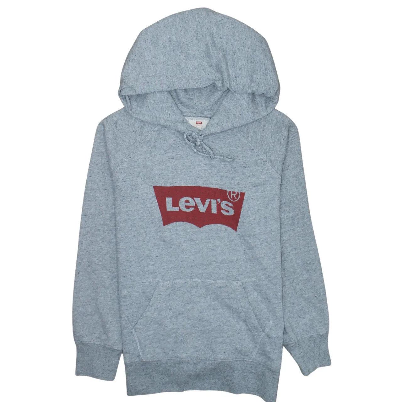 Levi's 90's Spellout Pullover Hoodie XSmall Grey sold by Vintage Club