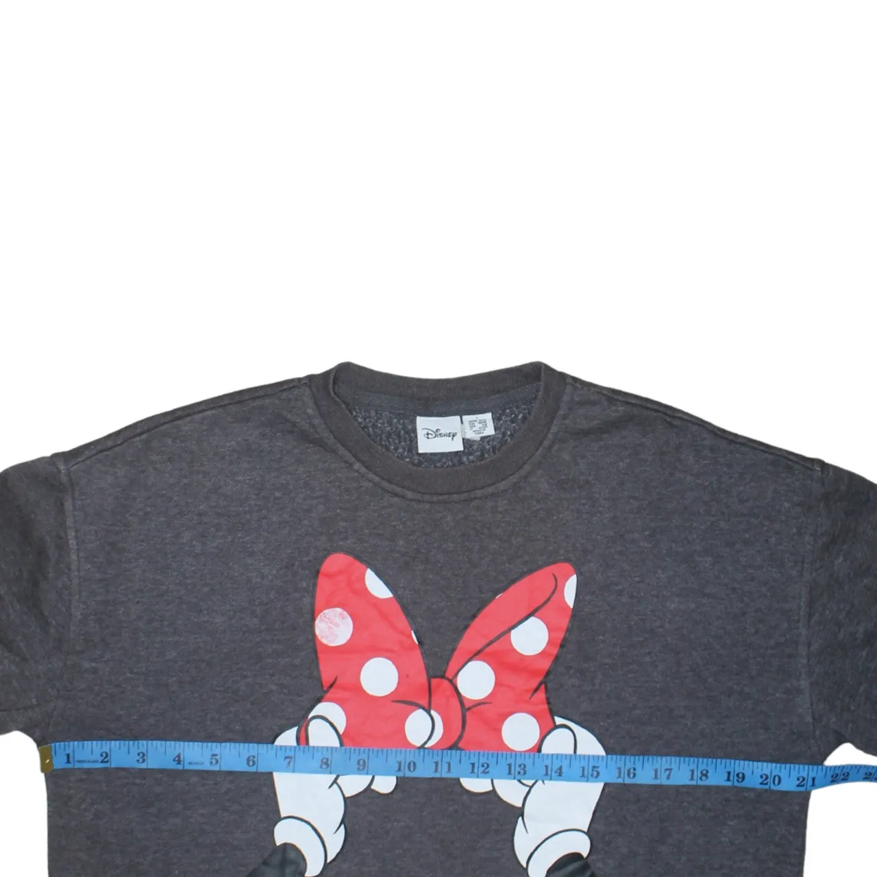 Disney 90's Minnie Mouse Crew Neck Sweatshirt Small Grey sold by Vintage Club product image thumbnail 5