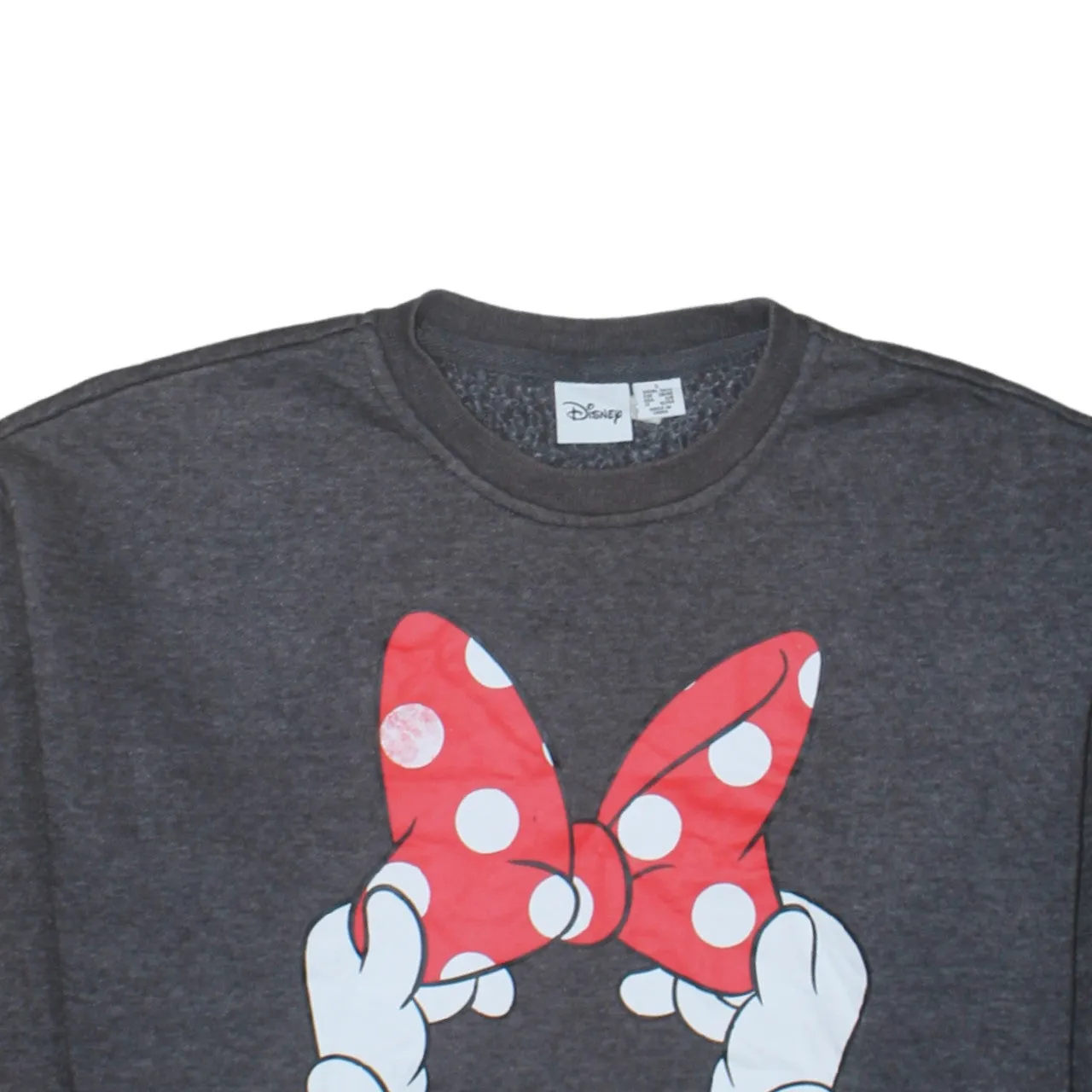 Disney 90's Minnie Mouse Crew Neck Sweatshirt Small Grey sold by Vintage Club product image thumbnail 3