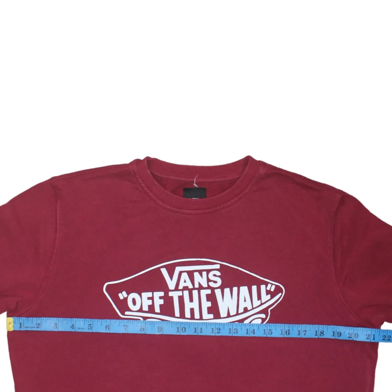 VANS 90's Spellout Crew Neck Sweatshirt XLarge Red sold by Vintage Club product image thumbnail 5