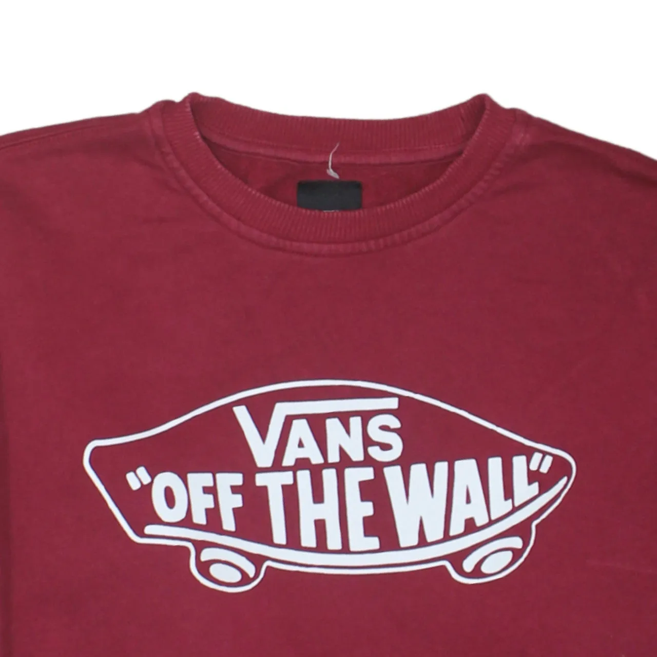 VANS 90's Spellout Crew Neck Sweatshirt XLarge Red sold by Vintage Club product image thumbnail 3