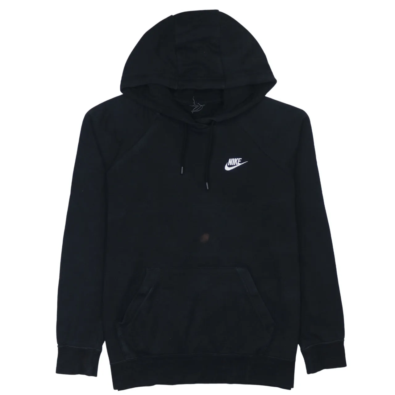 Nike Vintage 90s Swoosh Pullover Hoodie Small Black Cotton Retro sold by Vintage Club