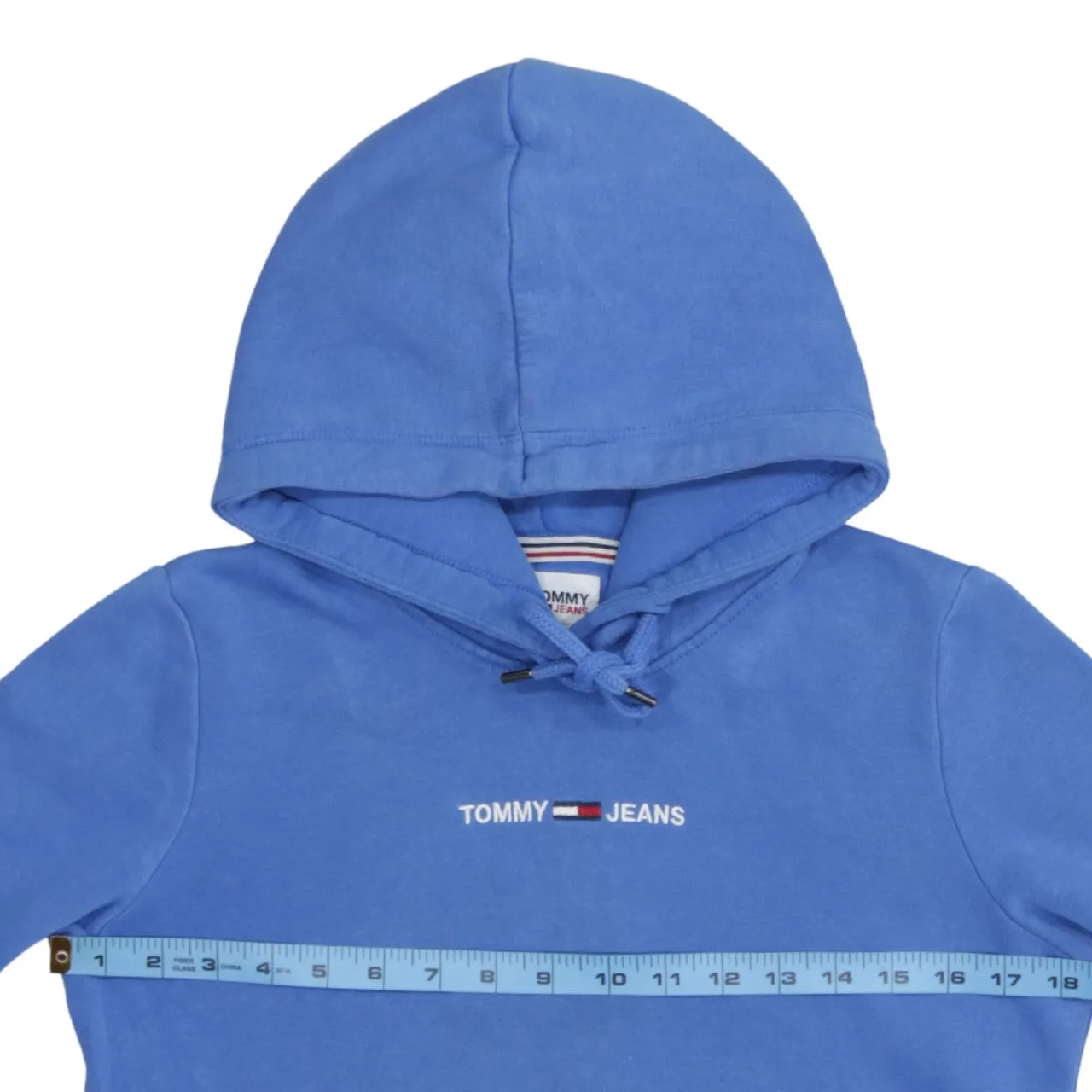 Tommy Jeans 90's Lightweight Pullover Hoodie XSmall Blue sold by Vintage Club product image thumbnail 5