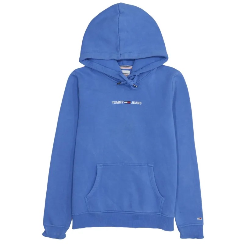 Tommy Jeans 90's Lightweight Pullover Hoodie XSmall Blue made by Vintage Club