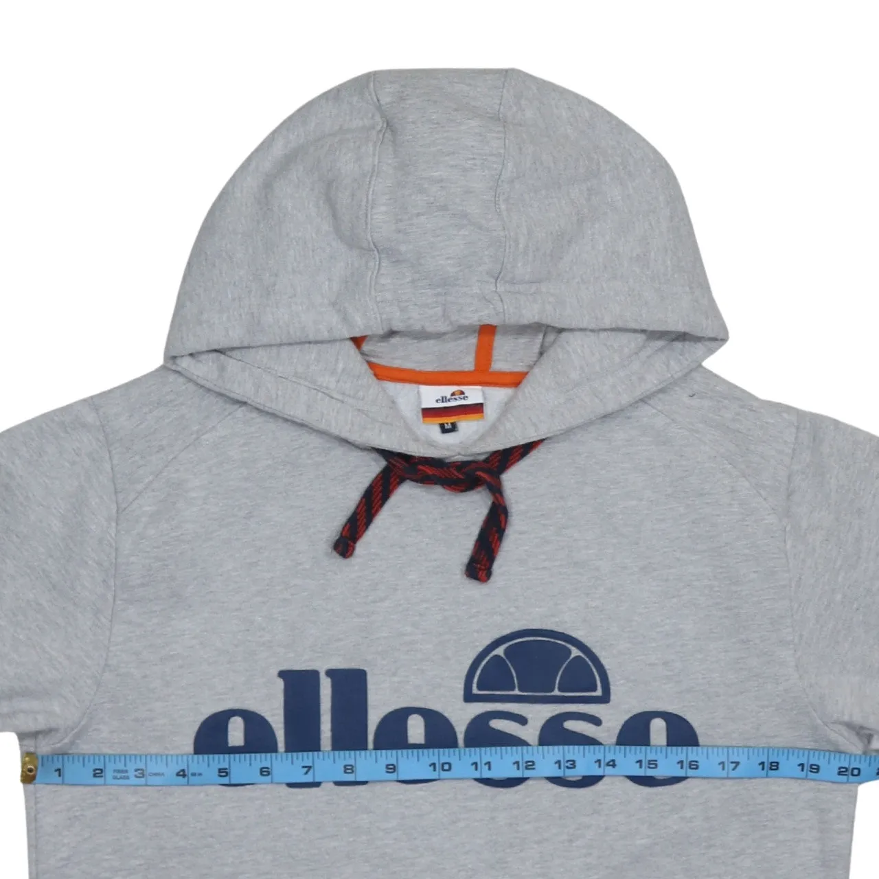Ellesse 90's Spellout Pullover Hoodie Medium Grey sold by Vintage Club product image thumbnail 5