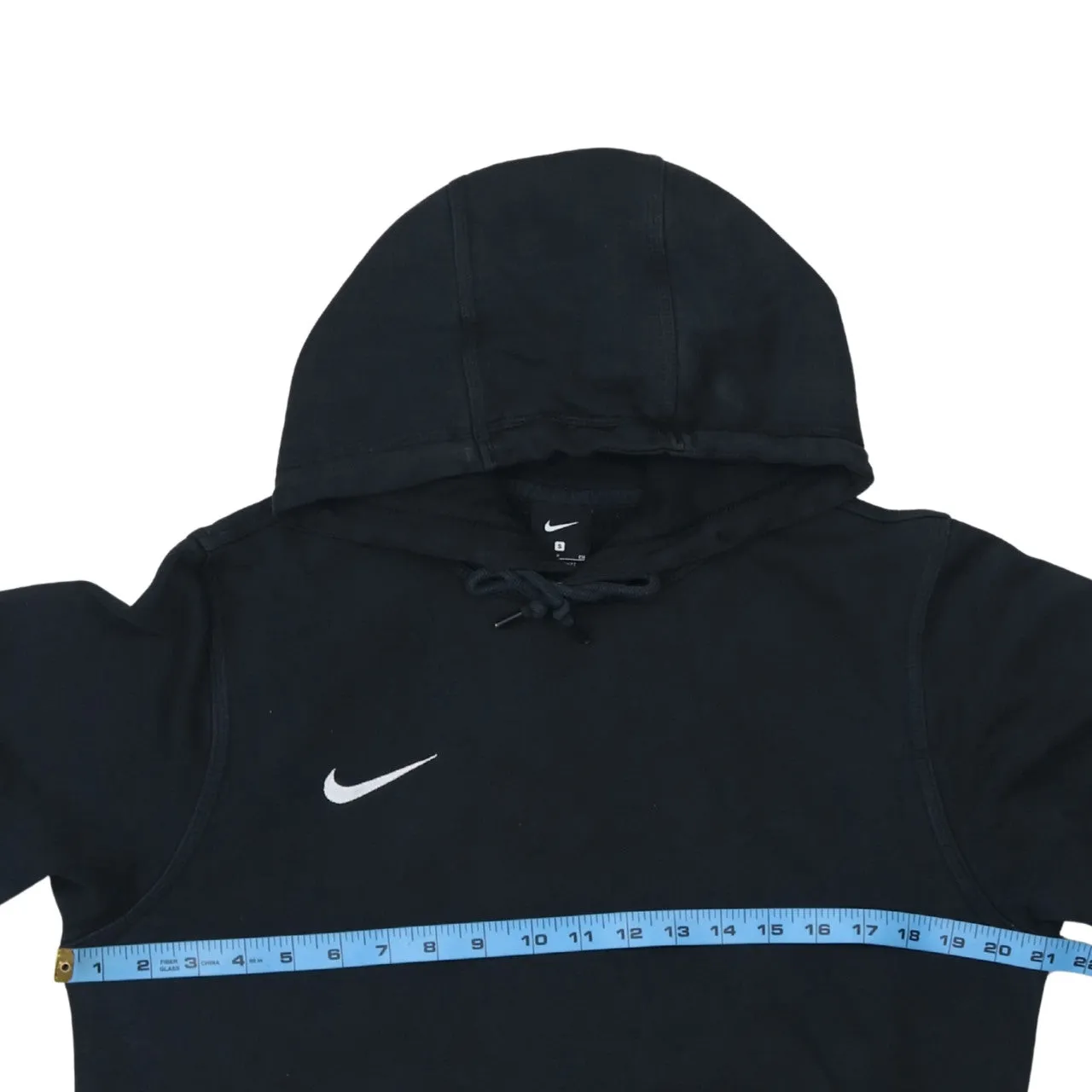 Nike 90's Swoosh Pullover Hoodie Small Black sold by Vintage Club product image thumbnail 5