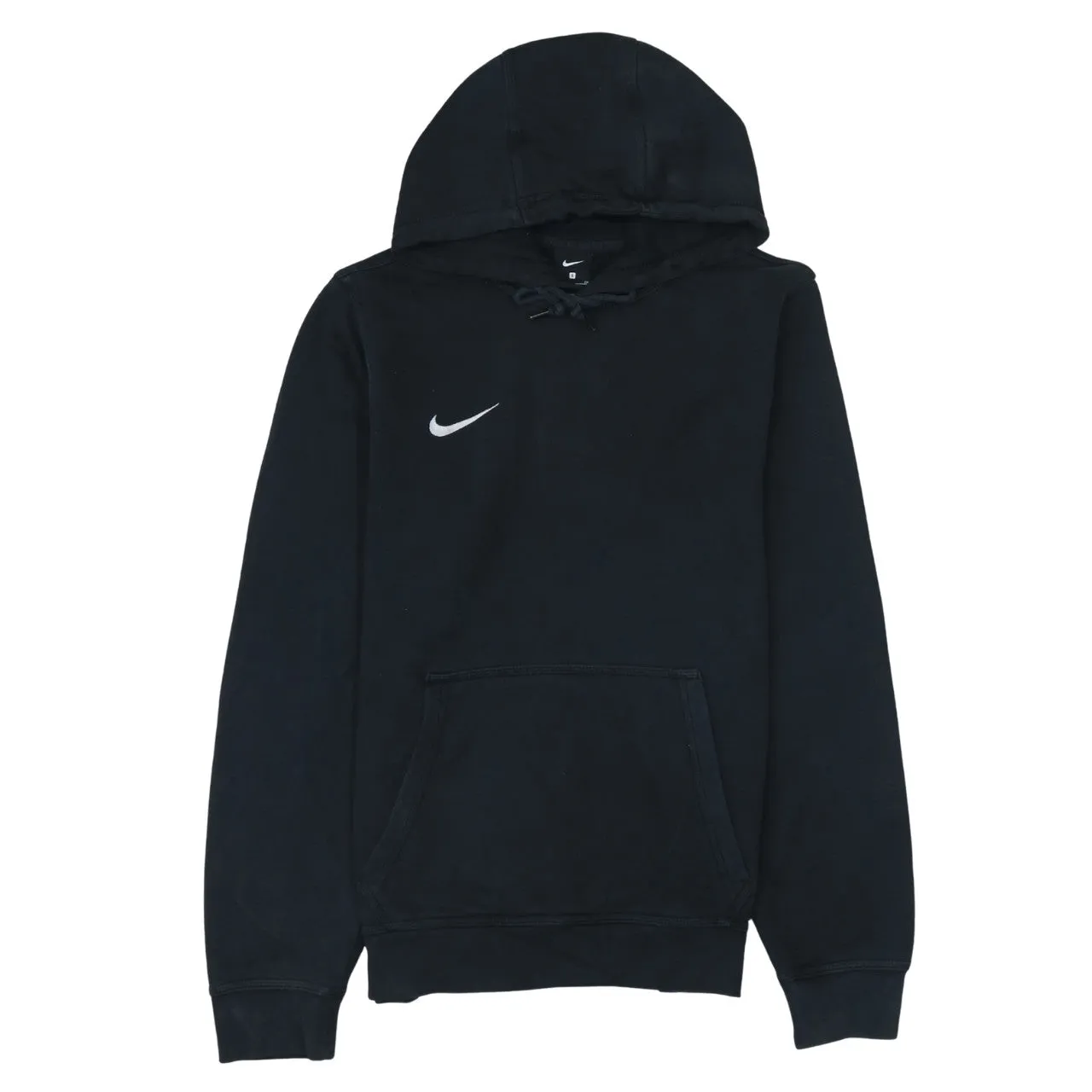 Nike 90's Swoosh Pullover Hoodie Small Black sold by Vintage Club