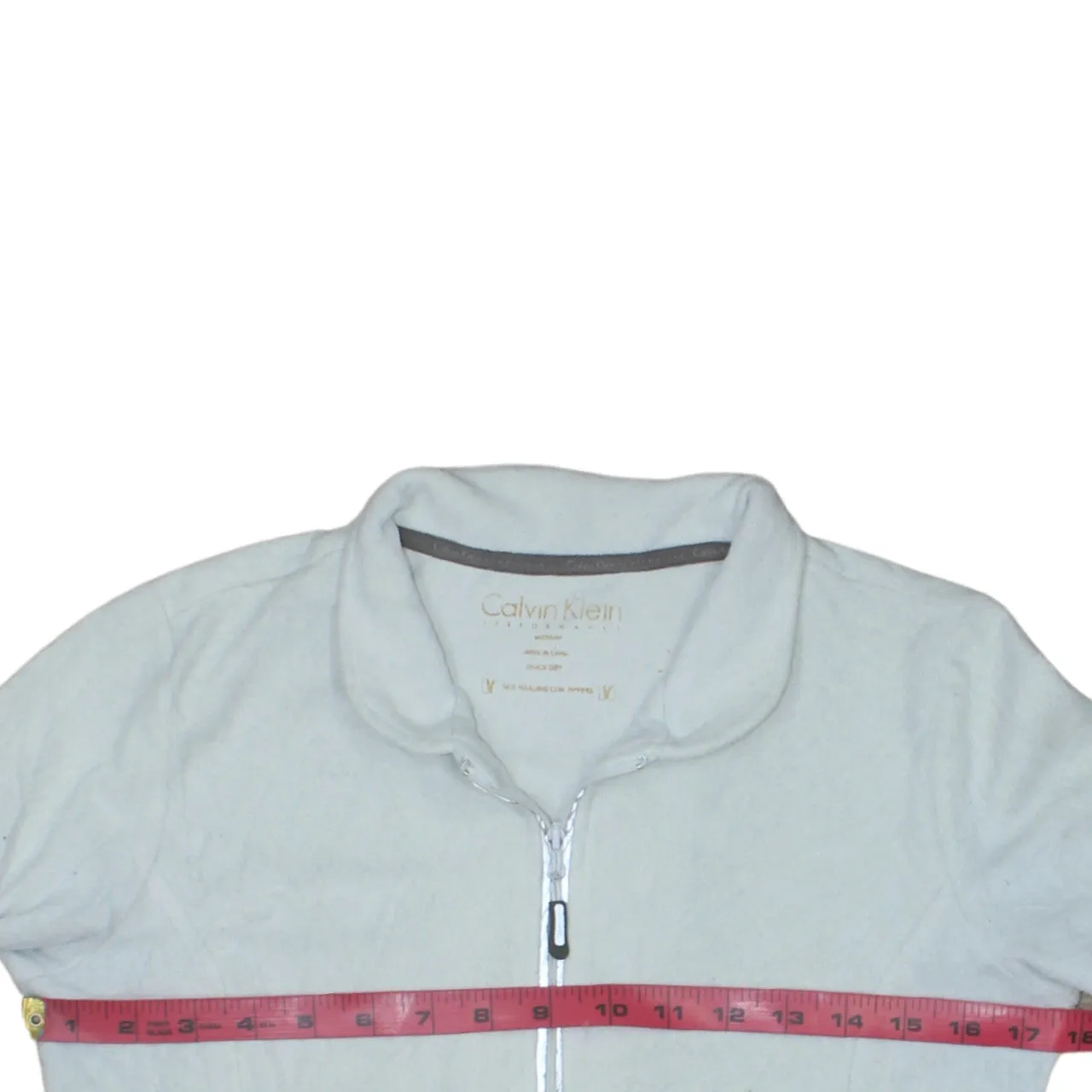 Calvin Klein 90's Hiking Warm Half Zip Sweatshirt Medium Grey sold by Vintage Club product image thumbnail 5