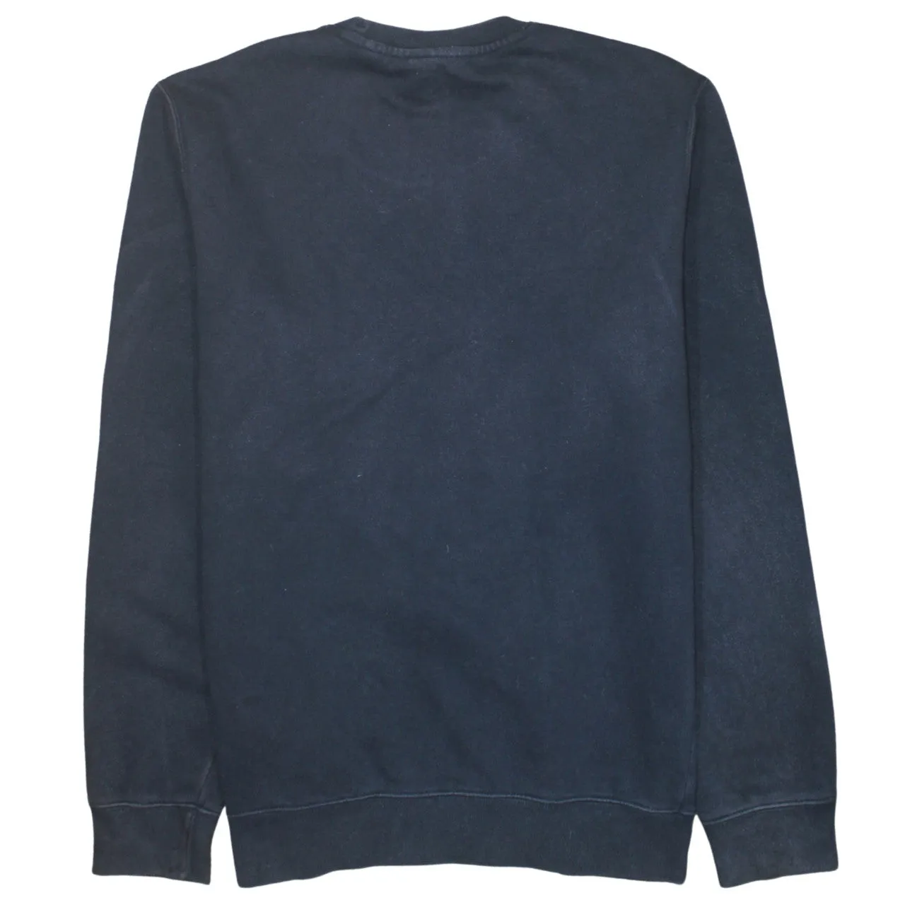 Champion Navy Blue Sweatshirt Women's Medium Printed Box Logo Crewneck Pullover Fleece Top sold by Vintage Club product image thumbnail 2