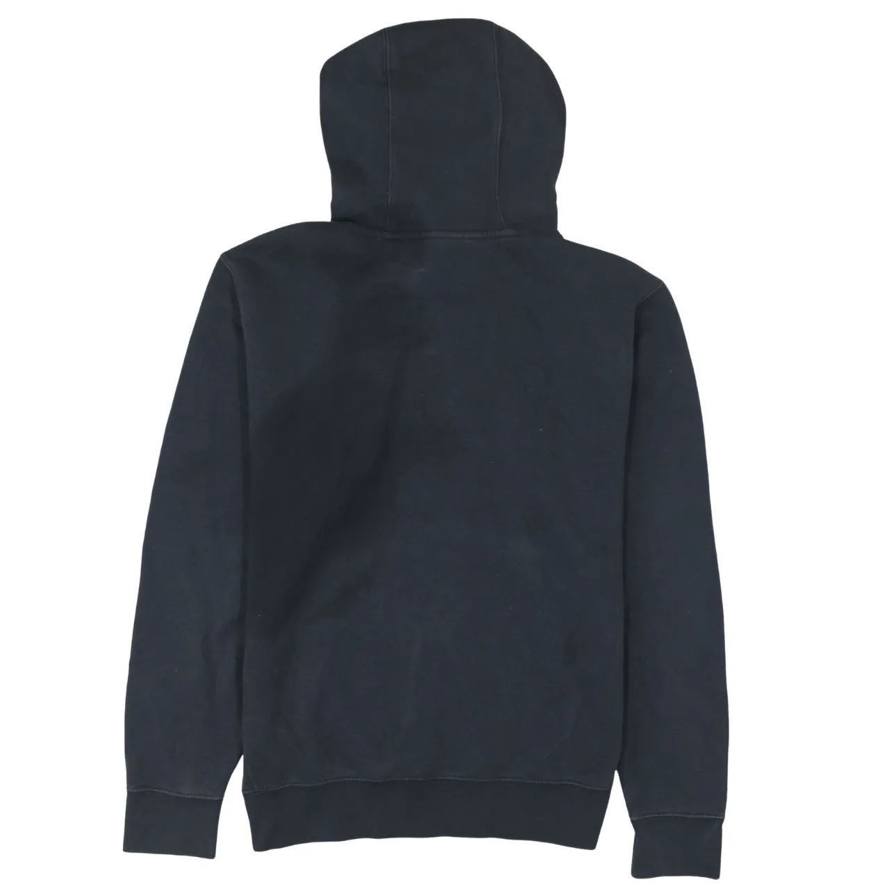 Nike Black Hoodie Men's Small Printed Front Logo Drawstring Hood Pouch Pocket Sweatshirt sold by Vintage Club product image thumbnail 2