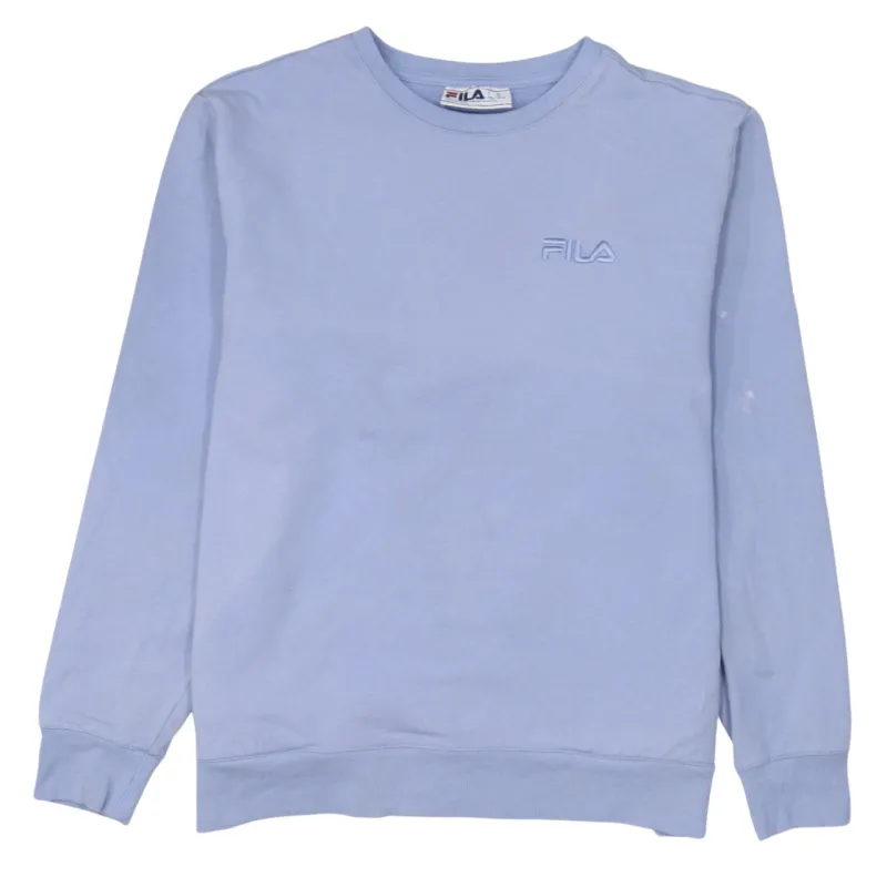 Fila Light Purple Sweatshirt Women’s XLarge Embroidered Chest Logo Crewneck Pullover Top made by Fila