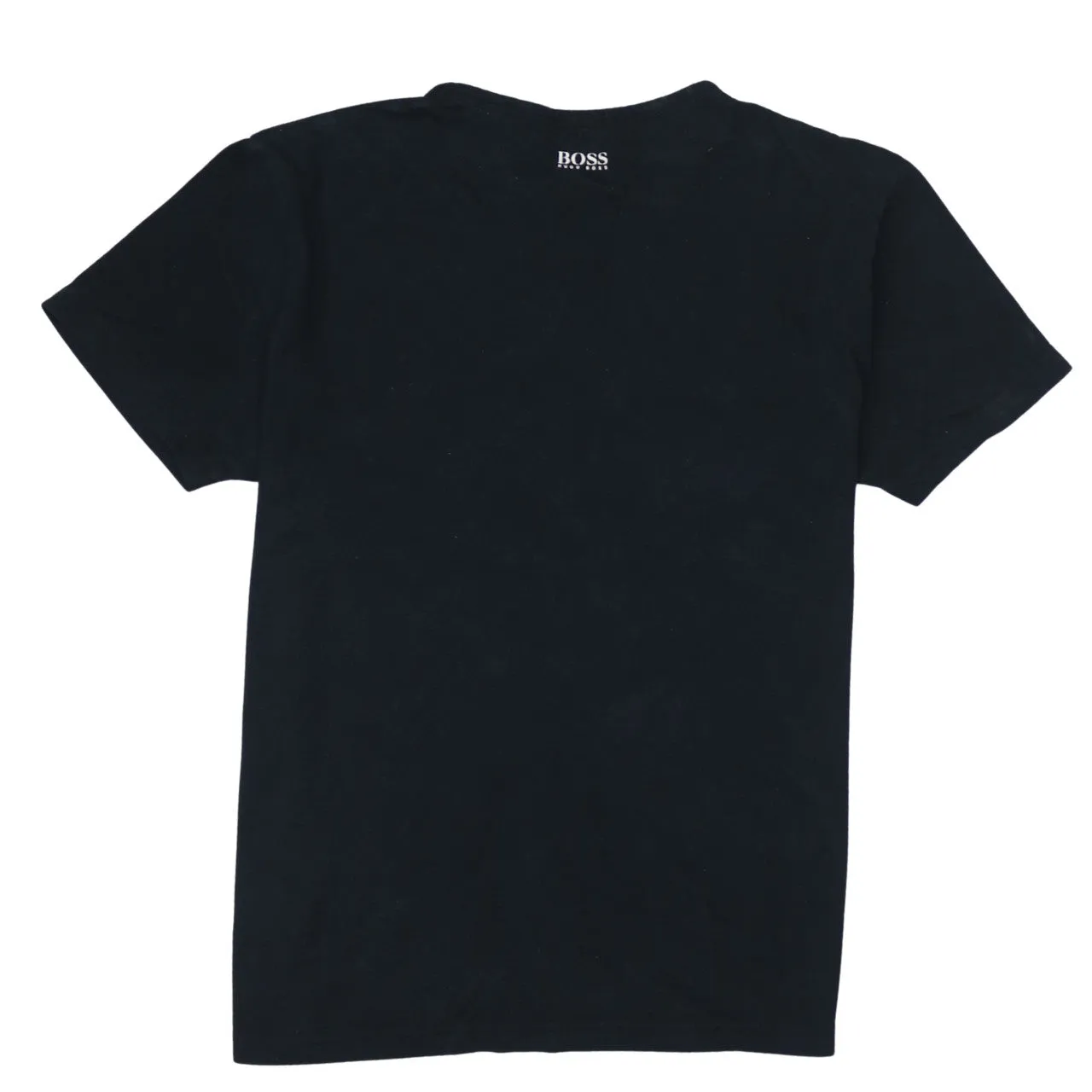 HUGO BOSS Black Graphic T Shirt Men's Large Printed Front Logo Short Sleeve Casual Tee sold by Vintage Club product image thumbnail 2