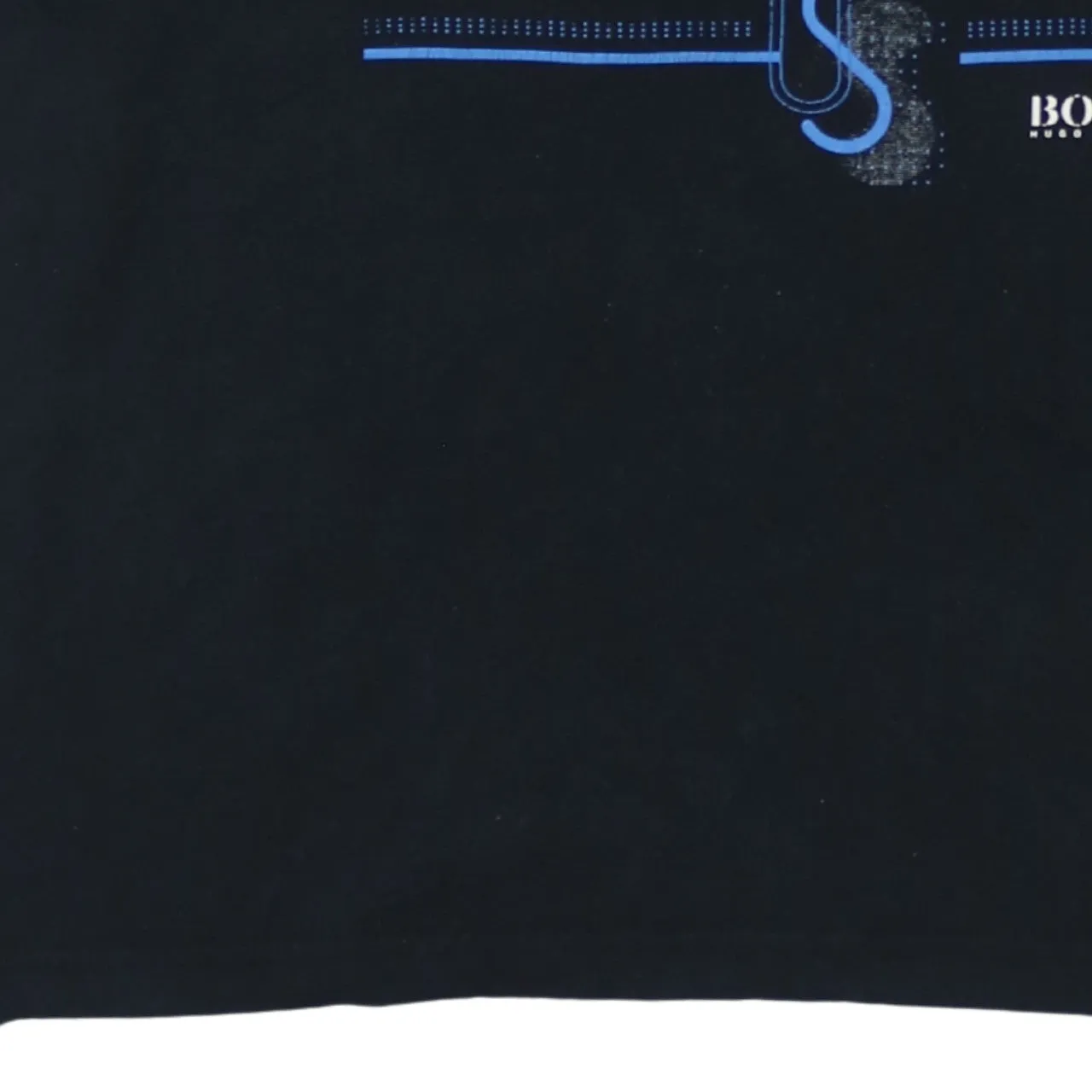 HUGO BOSS Black Graphic T Shirt Men's Large Printed Front Logo Short Sleeve Casual Tee sold by Vintage Club product image thumbnail 4