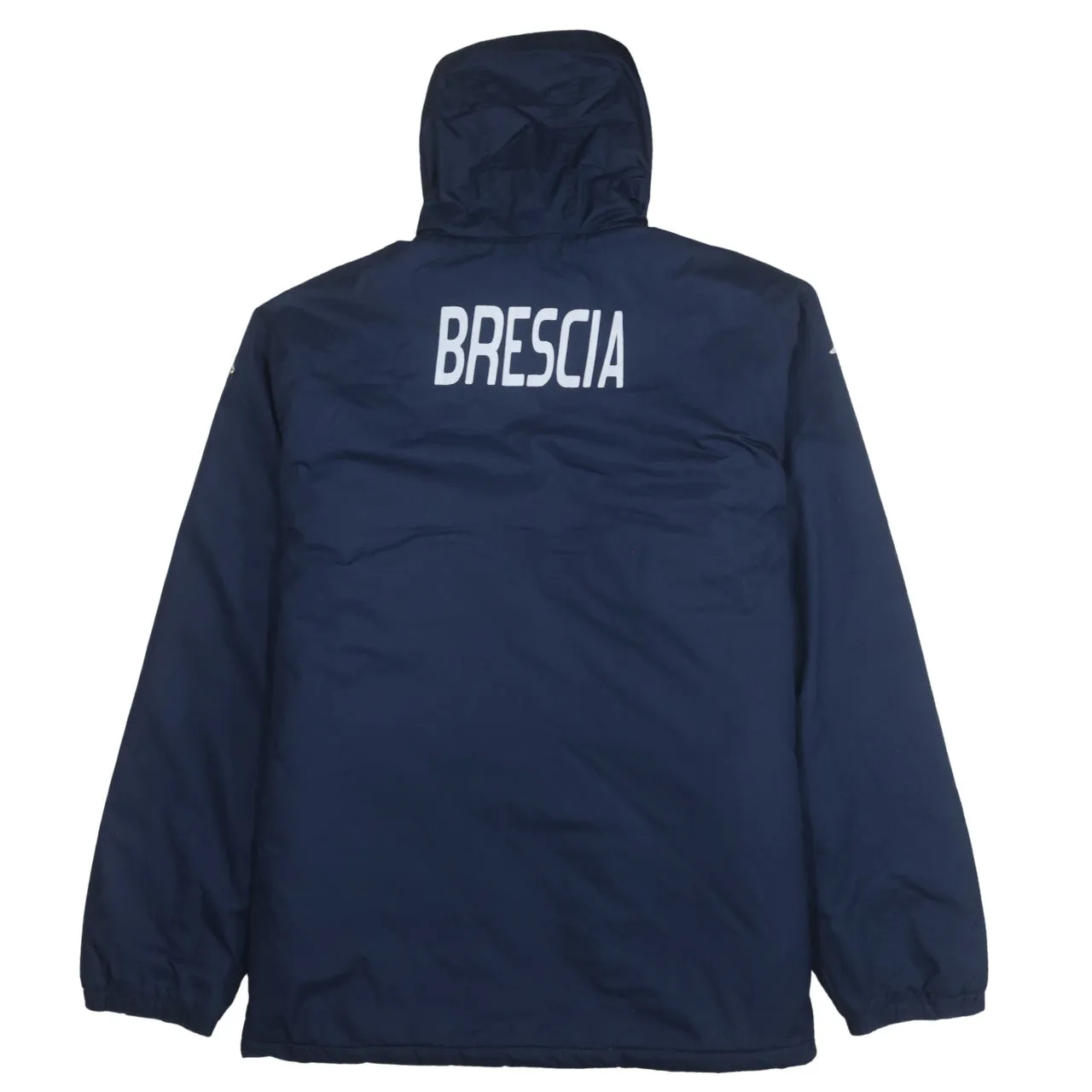 Kappa Navy Blue Hooded Jacket Men’s XLarge Embroidered BSFC Logo Brescia Printed Back Windbreaker sold by Vintage Club product image thumbnail 2