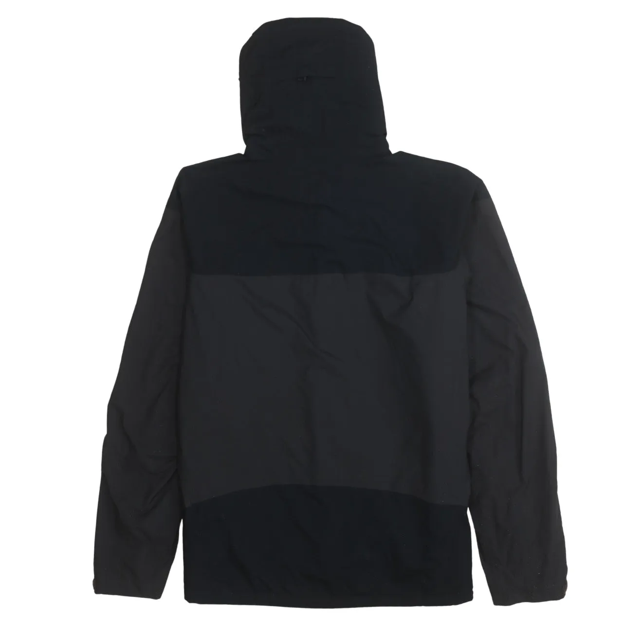 Helly Hansen Black Hooded Windbreaker Jacket Women's XLarge Helly Tech Logo Zip Pockets Outerwear sold by Vintage Club product image thumbnail 2