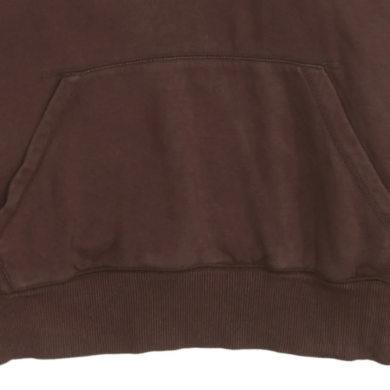 Nike Brown Hoodie Men's Large Embroidered Yellow Swoosh Logo Front Pocket Pullover Sweatshirt sold by Vintage Club product image thumbnail 4