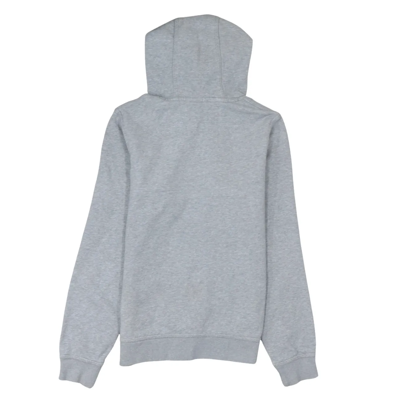 Nike Grey Hoodie Men's Small Embroidered Swoosh Logo Front Pocket Pullover Sweatshirt sold by Vintage Club product image thumbnail 2
