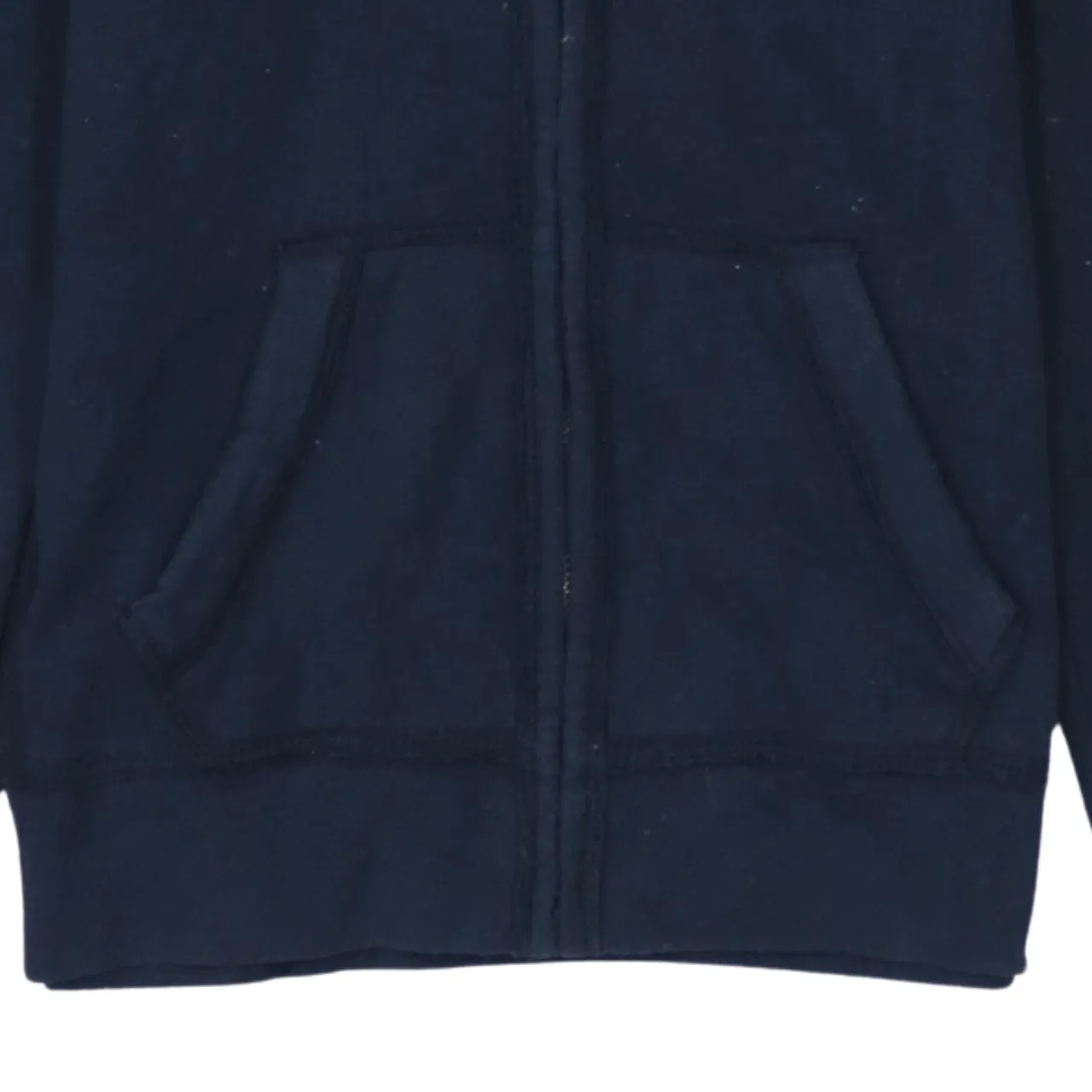 Hollister 90's Spellout Full Zip Up Hoodie Small Navy Blue sold by Vintage Club product image thumbnail 4