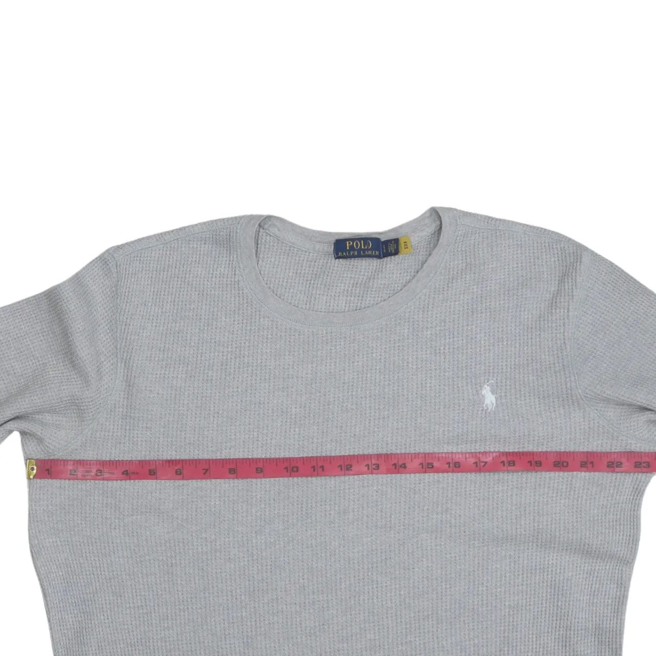 Polo Ralph Lauren 90's Lightweight Crew Neck Sweatshirt Large Grey sold by Vintage Club product image thumbnail 5