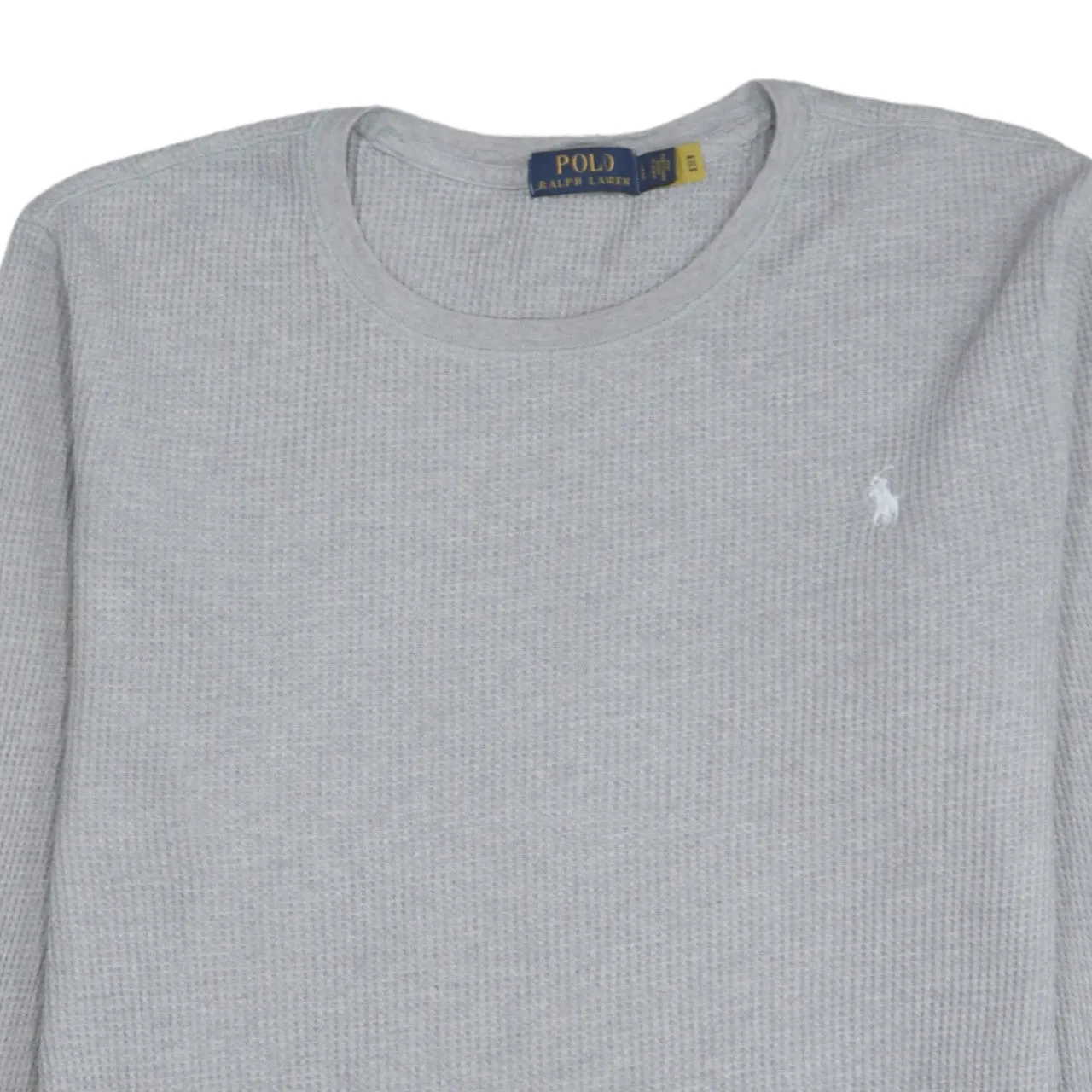 Polo Ralph Lauren 90's Lightweight Crew Neck Sweatshirt Large Grey sold by Vintage Club product image thumbnail 3