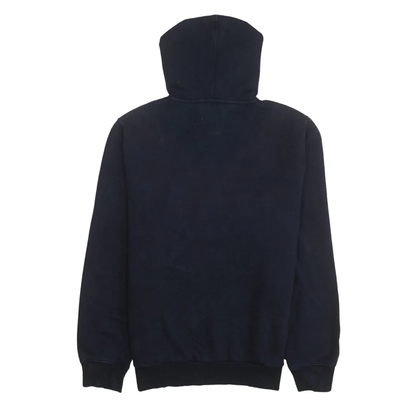 Napapijri 90's Spellout Pullover Hoodie Large Navy Blue sold by Vintage Club product image thumbnail 2