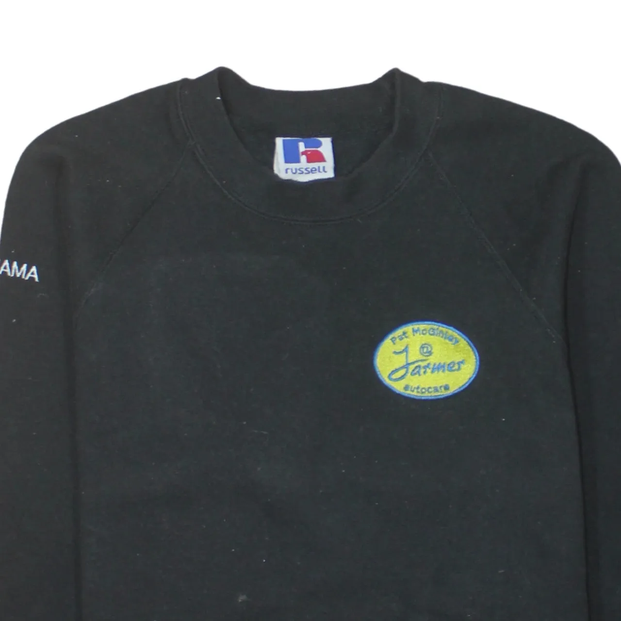 Russell Athletic 90's Lightweight Crew Neck Sweatshirt Medium Black sold by Vintage Club product image thumbnail 3