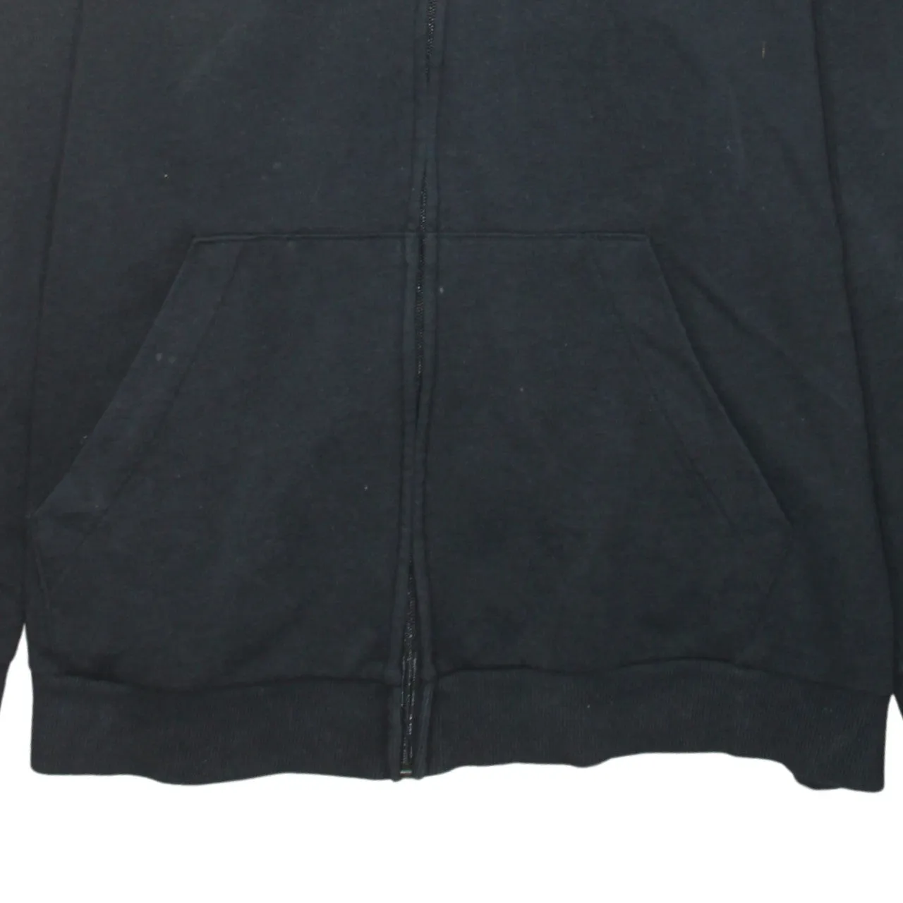 Adidas 90's Drawstring Pockets Full Zip Up Hoodie XXLarge (2XL) Black sold by Vintage Club product image thumbnail 4