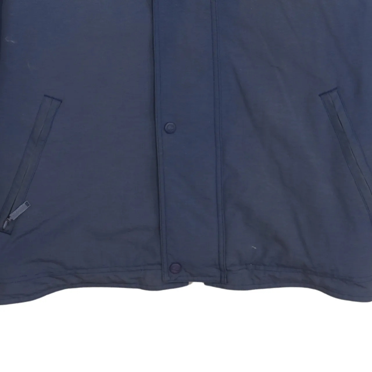 Timberland 90's Hooded Full Zip Up Windbreaker Large Navy Blue sold by Vintage Club product image thumbnail 4