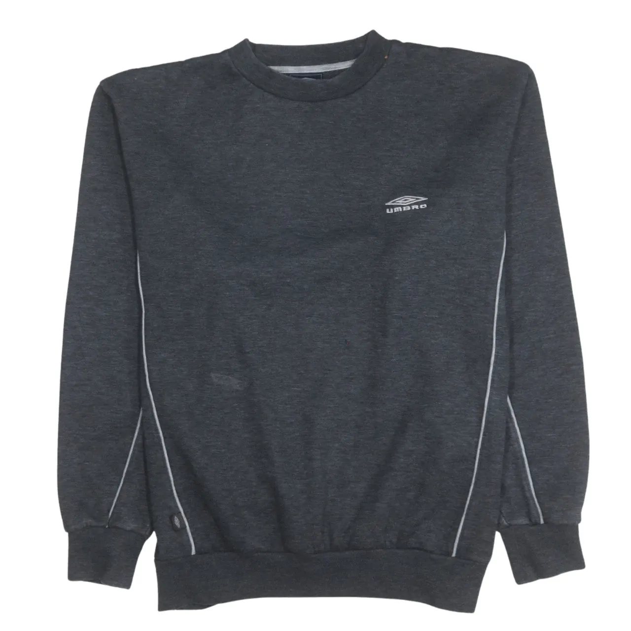 Umbro 90's Lightweight Crew Neck Sweatshirt Medium Grey sold by Vintage Club