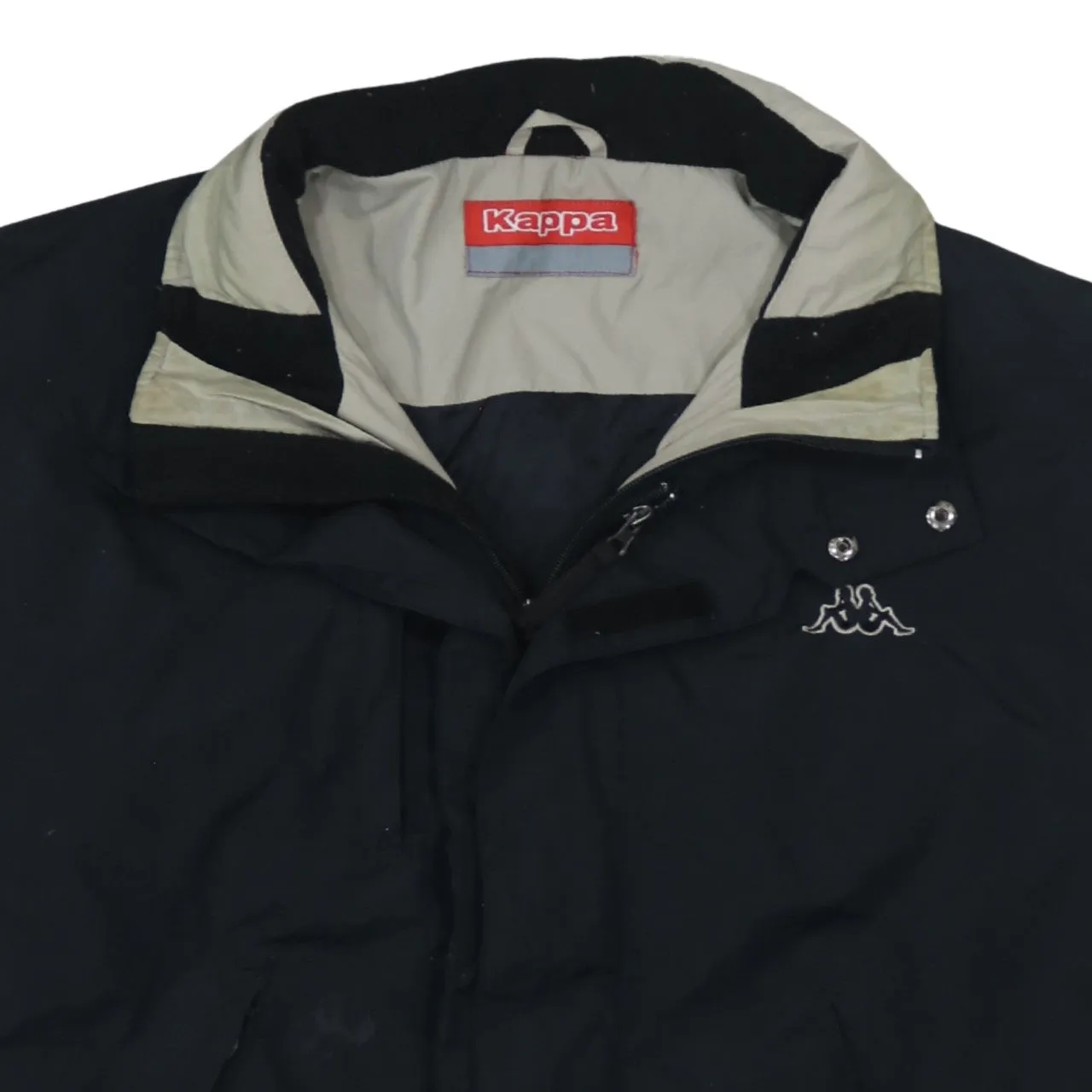 Kappa 90's Lightweight Full Zip Up Windbreaker XLarge Black sold by Vintage Club product image thumbnail 3