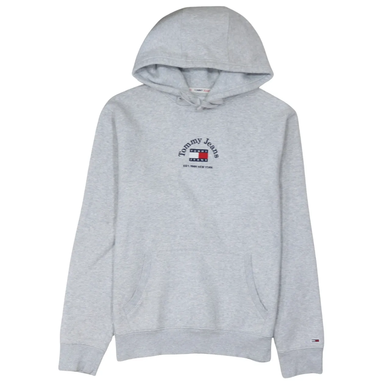 Tommy Jeans 90's Drawstring Pockets Pullover Hoodie Medium Grey sold by Vintage Club