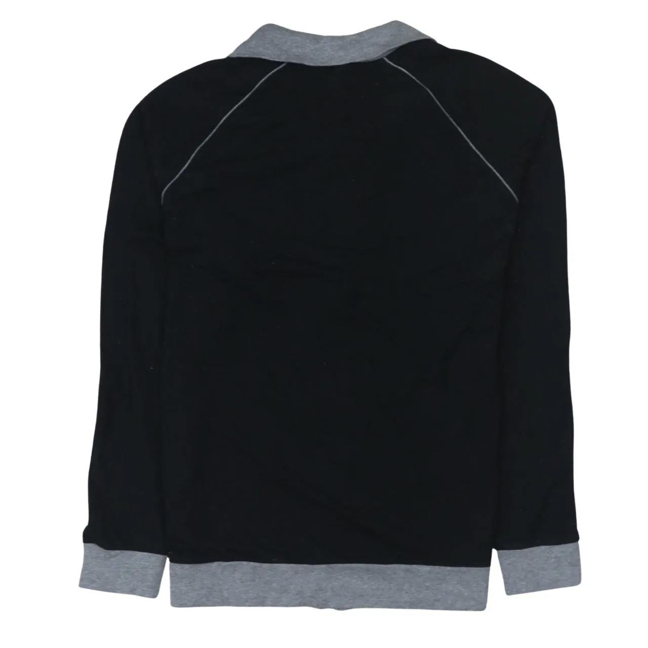 HUGO BOSS 90's Lightweight Full Zip Up Sweatshirt Medium Black sold by Vintage Club product image thumbnail 2