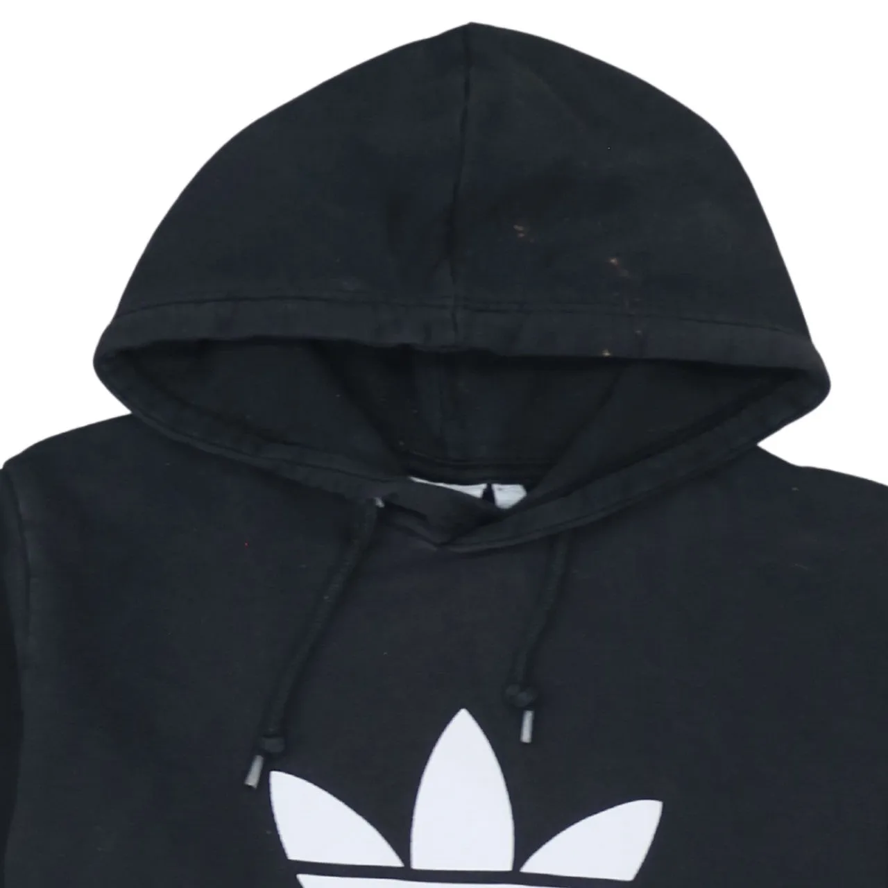 Adidas 90's Spellout Pullover Hoodie Medium Black sold by Vintage Club product image thumbnail 3