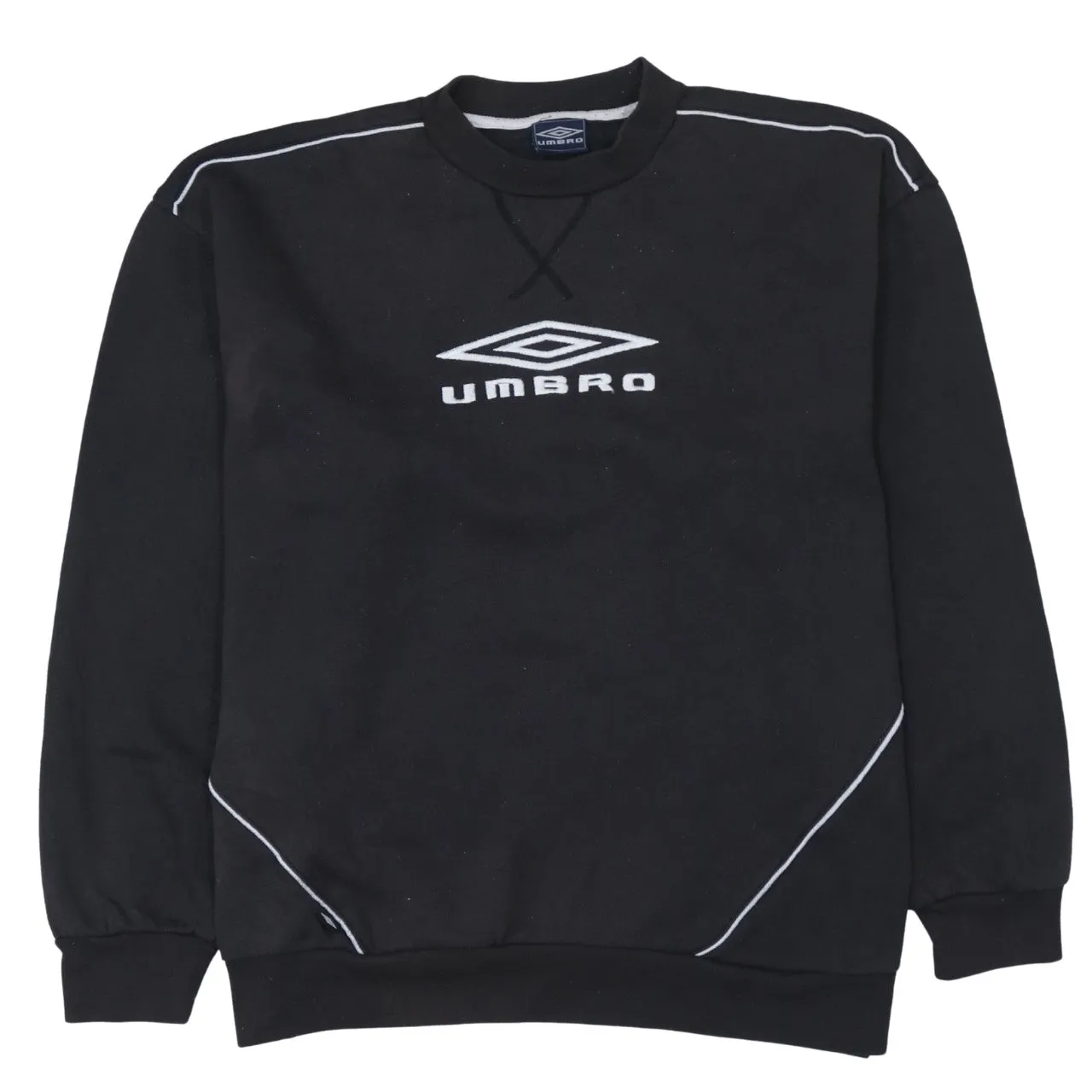 Umbro 90's Spellout Crew Neck Sweatshirt XXLarge (2XL) Black sold by Vintage Club