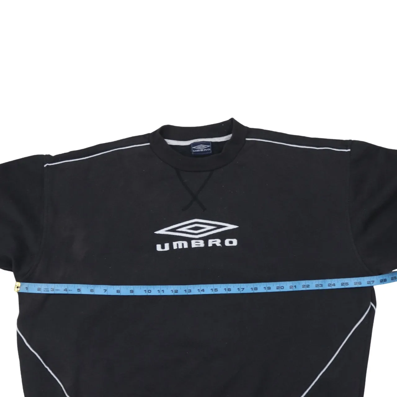 Umbro 90's Spellout Crew Neck Sweatshirt XXLarge (2XL) Black sold by Vintage Club product image thumbnail 5