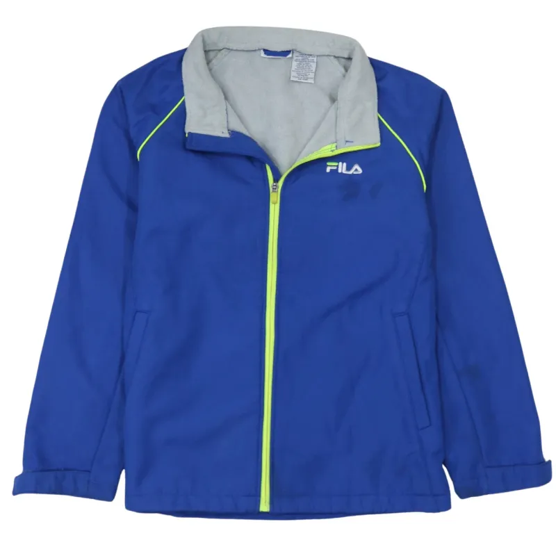 Fila 90's Lightweight Full Zip Up Windbreaker Large Blue sold by Vintage Club
