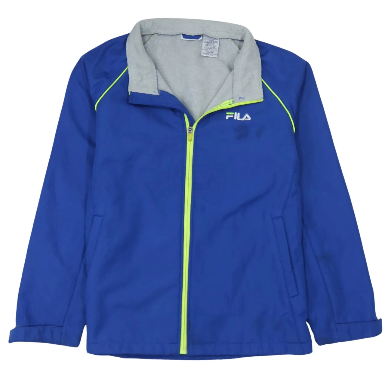 Fila 90's Lightweight Full Zip Up Windbreaker Large Blue sold by Vintage Club