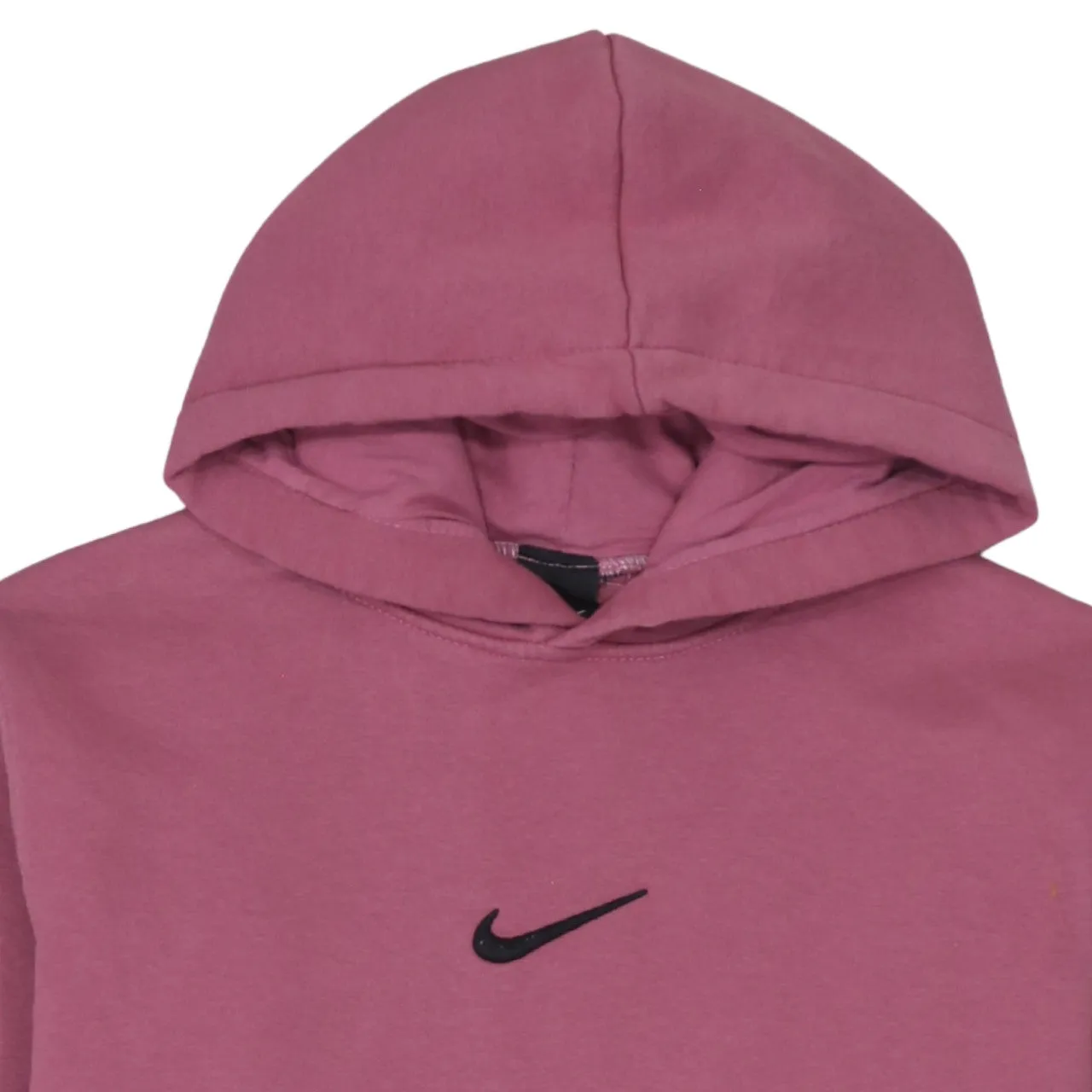 Nike 90's Center Middle Swoosh Pullover Hoodie Large Pink sold by Vintage Club product image thumbnail 3
