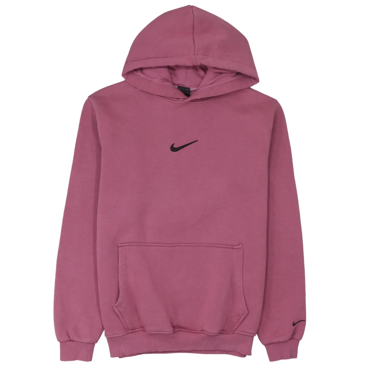 Nike 90's Center Middle Swoosh Pullover Hoodie Large Pink sold by Vintage Club